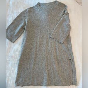 Vintage Gray Sweater Dress